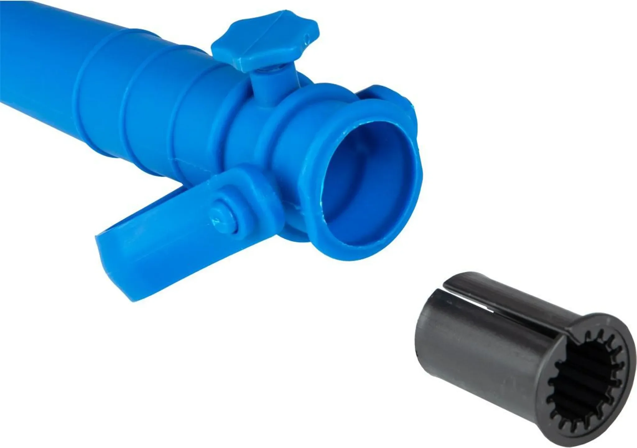 Enero Camp Schraubbasis für Sonnenschirm – Blau, Ø 22–32 mm